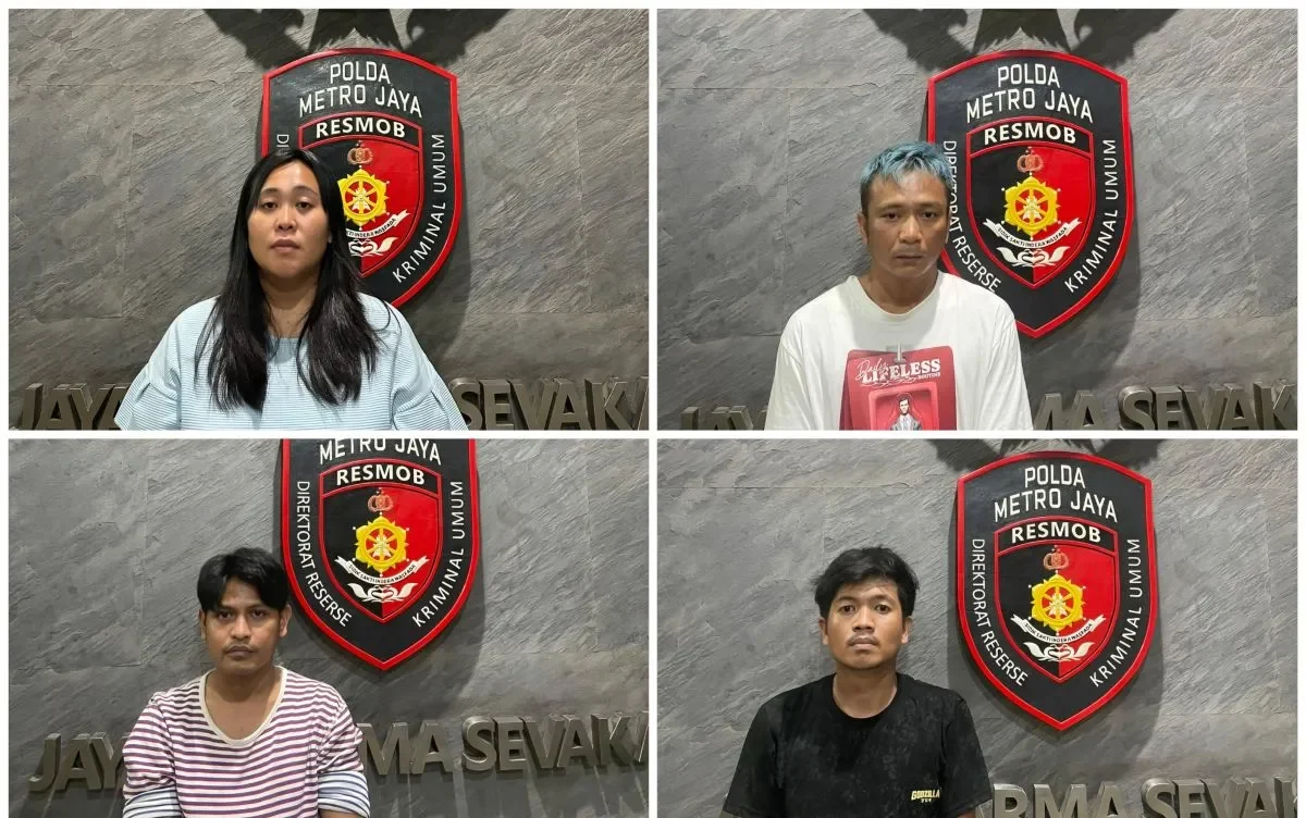 Modus Kencan Online Berujung Pemerasan, Empat Pelaku Ditangkap di Tanjung Priok